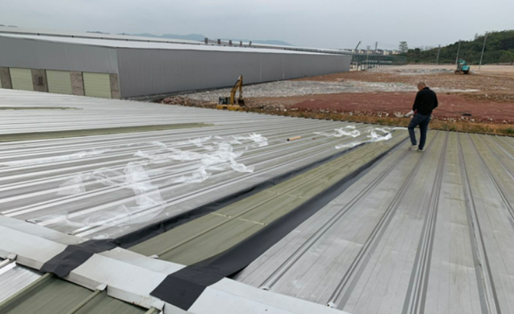 靖江厂房屋面防水维修案例